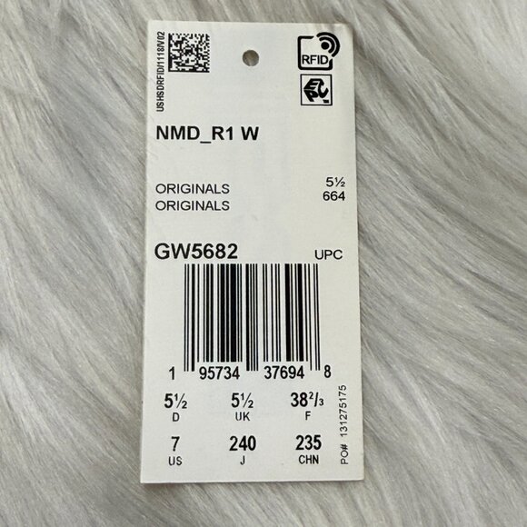 Adidas NMD_R1 Black Womens Running Shoes GW5682 NEW* Sz 7 - Picture 8 of 8